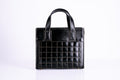 Quilted Square Structured Handbag