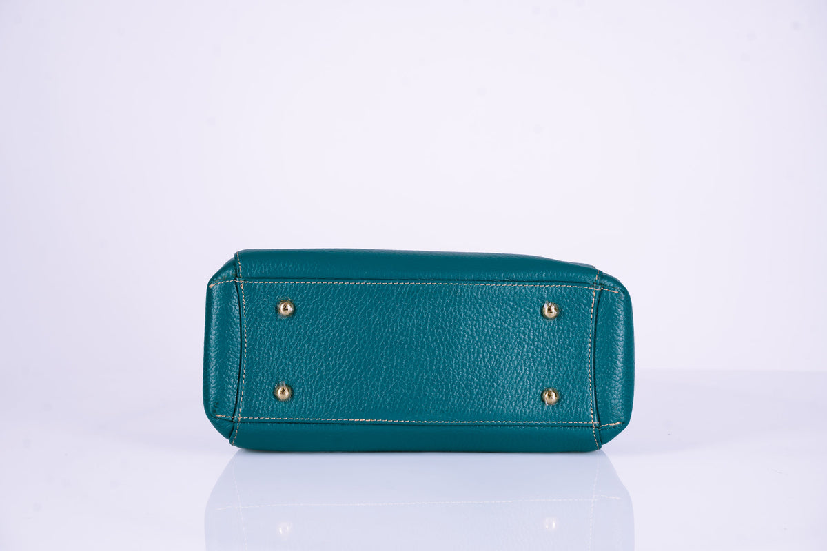 Tasseled Structured Leather Tote