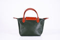 Small Two-Tone Leather Handbag