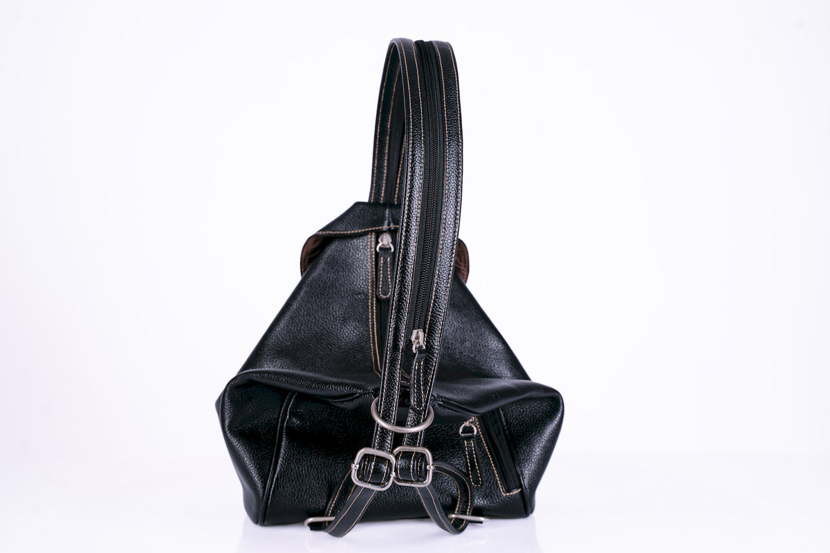 Convertible Triangular Sling Backpack